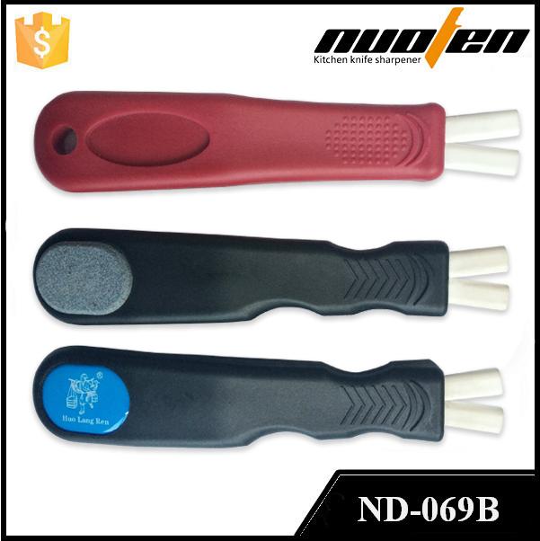 Black Handheld Skate Sharpener , Portable Ice Skate Sharpener With