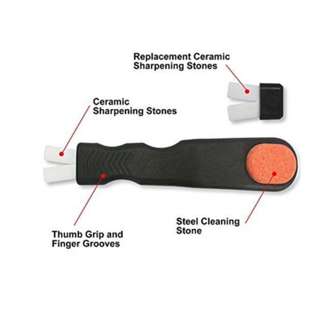 Compact Black Portable Skate Sharpener For Ice Hockey Skate 4 X 1 X 1