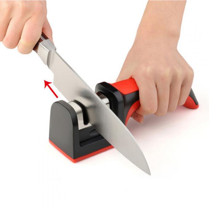Household Handle Knife Sharpener With Coarse And Fine Grinding For