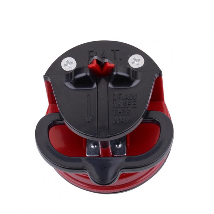 Cute Red Suction Knife Sharpener Advertised On Tv For Kitchen Knives Set