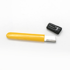 Tungsten Steel Pocket Knife Sharpener With PVC Flexible Glue Grip 105 * 12 * 5mm