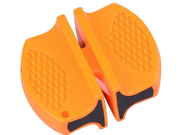 Mini Pocket Orange Tungsten Carbide Knife Sharpener For Outdoor Sport Metal Knife