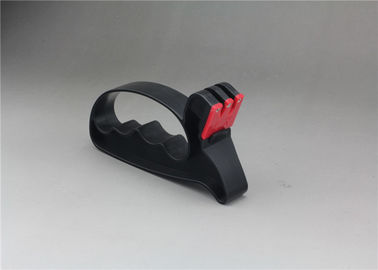 Black PP Shear Sharp Scissor Sharpener With Tungsten Steel For Outdoor