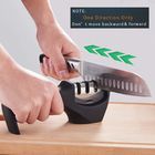 3 Stage Portable Kitchen Knife Sharpener / Ceramic Knife Sharpener 205*50*70mm