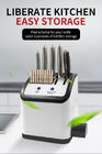 Modern Knife Storage Block with Bristles Perfect for Home Restaurant/ Bamsira_BSCI,FSC