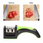 Home Use 2 Stages Handed Metal Kitchen Utensils Knife Sharpener First Use