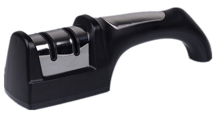2 Stage Diamond Wheel Knife Sharpener Pull Through Manual Knife