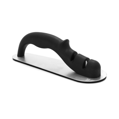 Black Ceramic Wheels Two Step Knife Sharpener Non - Skid Feet For Promotion Gift
