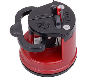 Tungsten Blade Suction Cup Knife Sharpener Strong Power Red Color Any Sharp