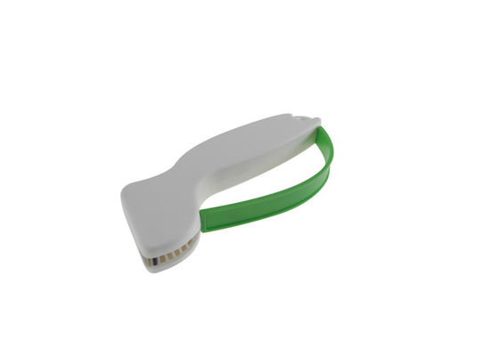 Accusharp Handle Knife Sharpener , Garden Tool Sharpener With White And Green