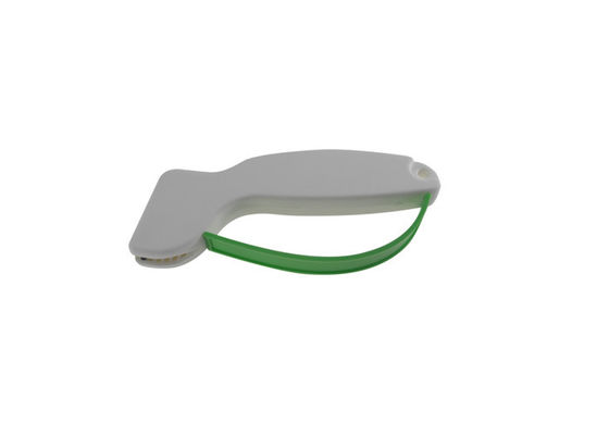Accusharp Handle Knife Sharpener , Garden Tool Sharpener With White And Green