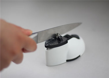Non - Slip Suction Cup Knife Sharpener / 2 Stage Knife Sharpener For Metal Knife