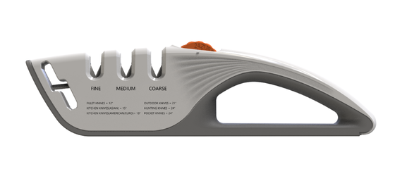 Adjustable Angle Knife Sharpener with 3-Stage Sharpening and Stable Angle-Locking Structure